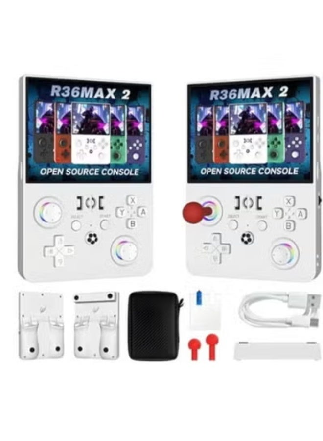 Compare R36MAX2 Handheld Game Console – 4.5 Inch IPS HD Display, 64GB Storage, 4000mAh Rechargeable Battery, LinuxBased Portable Multimedia Entertainment Device for Home & Travel at KSA Price