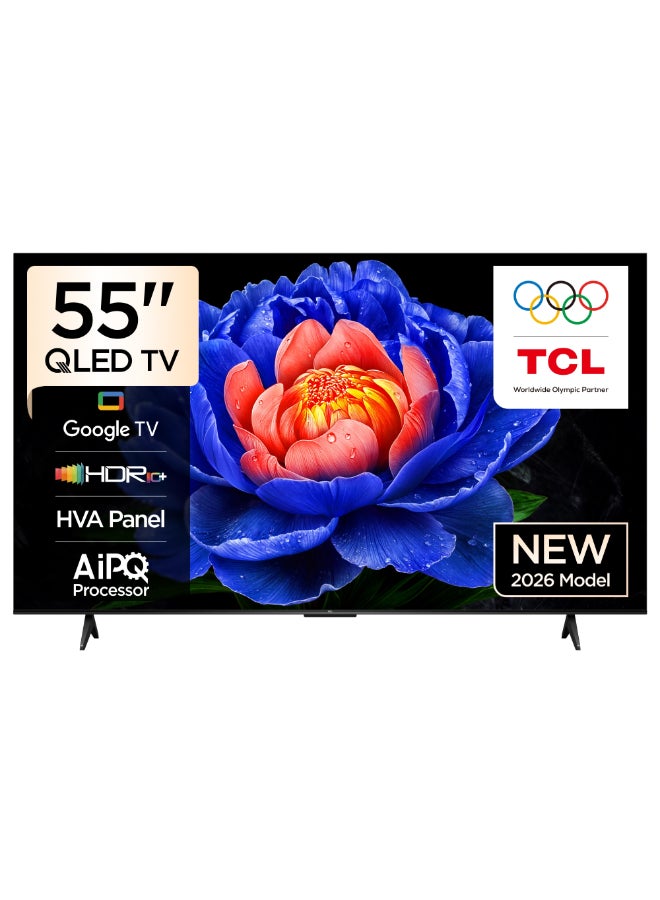 Compare Television 55 Inch 4K QLED Google Smart TV, Colorful Quantum Crystal, HVA Panel, Dolby Vision • Atmos, 93�IP3, AiPQ, Slim & Unibody Design 2026 Model 55T6D Black 55T6D Black at KSA Price