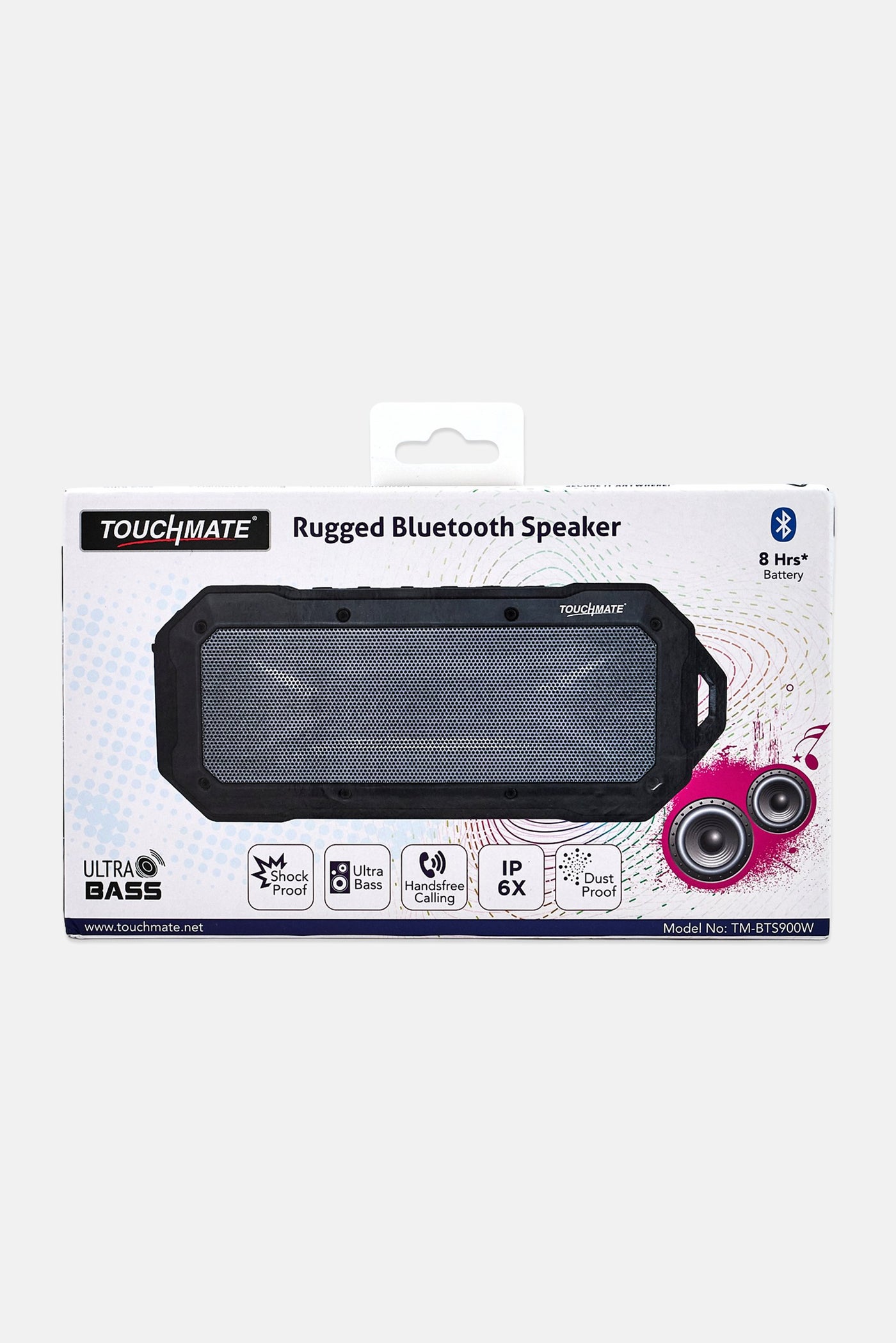 Compare Rugged Bluetooth Speaker, Black at KSA Price