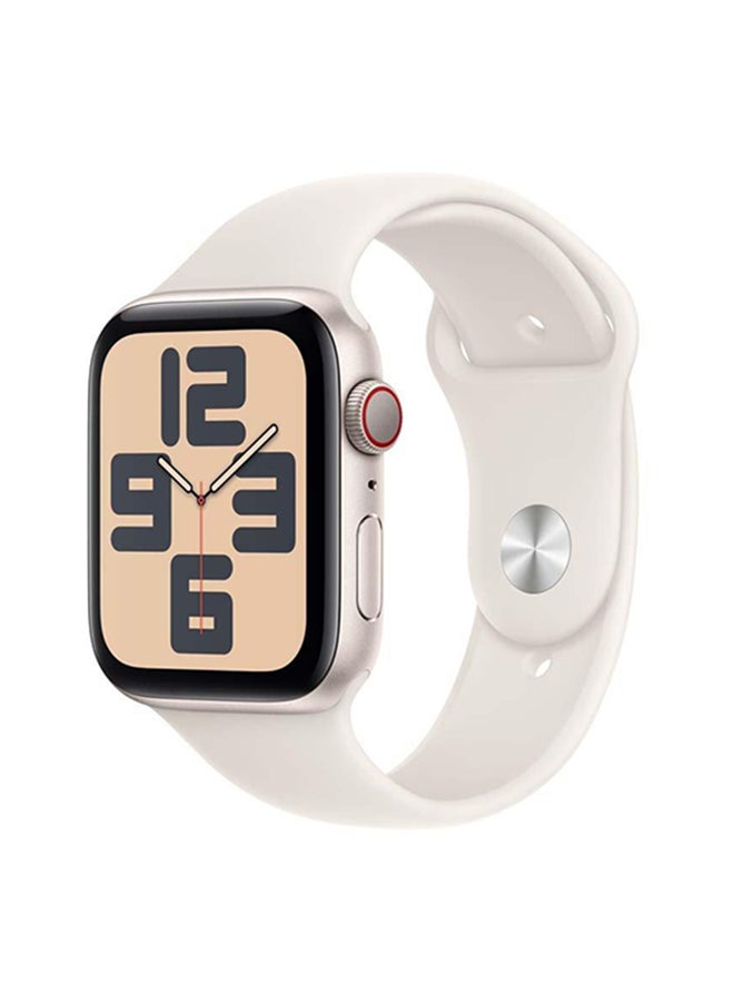 Compare Watch Se Gps  Cellular 44Mm Starlight Aluminium Case With Starlight Sport Band  Ml White at KSA Price