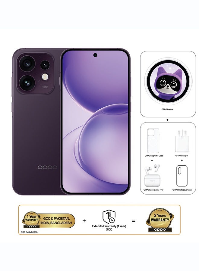 Reno16 AI Phone Dual SIM 5G Twilight Violet…