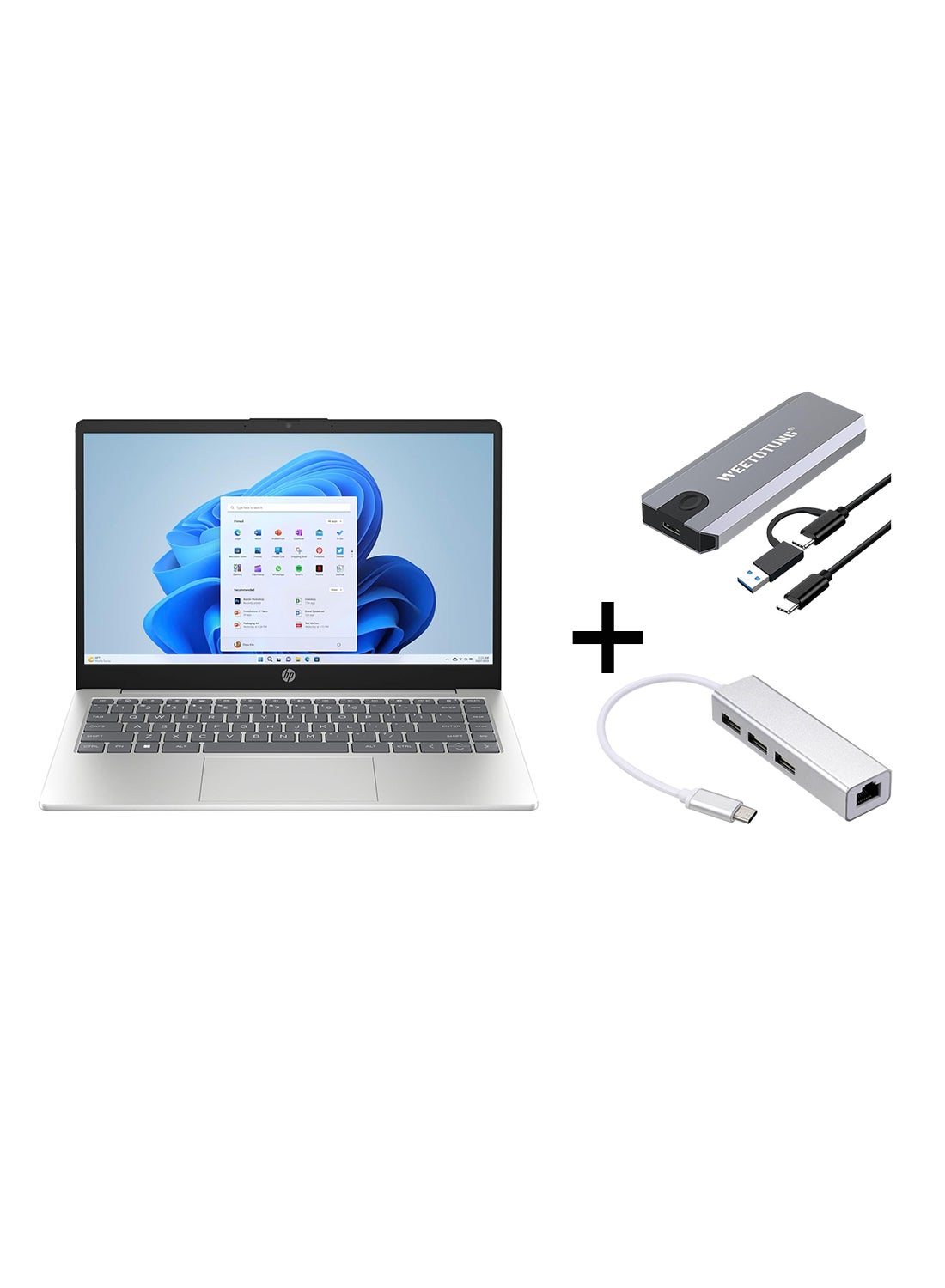 Compare 14EP000 2023 Upgraded Version Laptop With 14Inch Display, Core i71355U Processor16GB RAM1TB SSDIntel Iris Xe GraphicsWindows 10 Home + TLG 32GB USB 128GB external drive +TypeC to USB Hub English Natural Silver at KSA Price