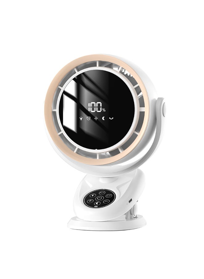 Compare Desk Fan, Table Fan, Rechargeable Fan, Cooling Fan with Remote, Air Circulator Fan, Portable Desktop Fan for Bedroom Home Office Travel, 90°+180° Oscillating Summer Essentials Fan F7 at KSA Price