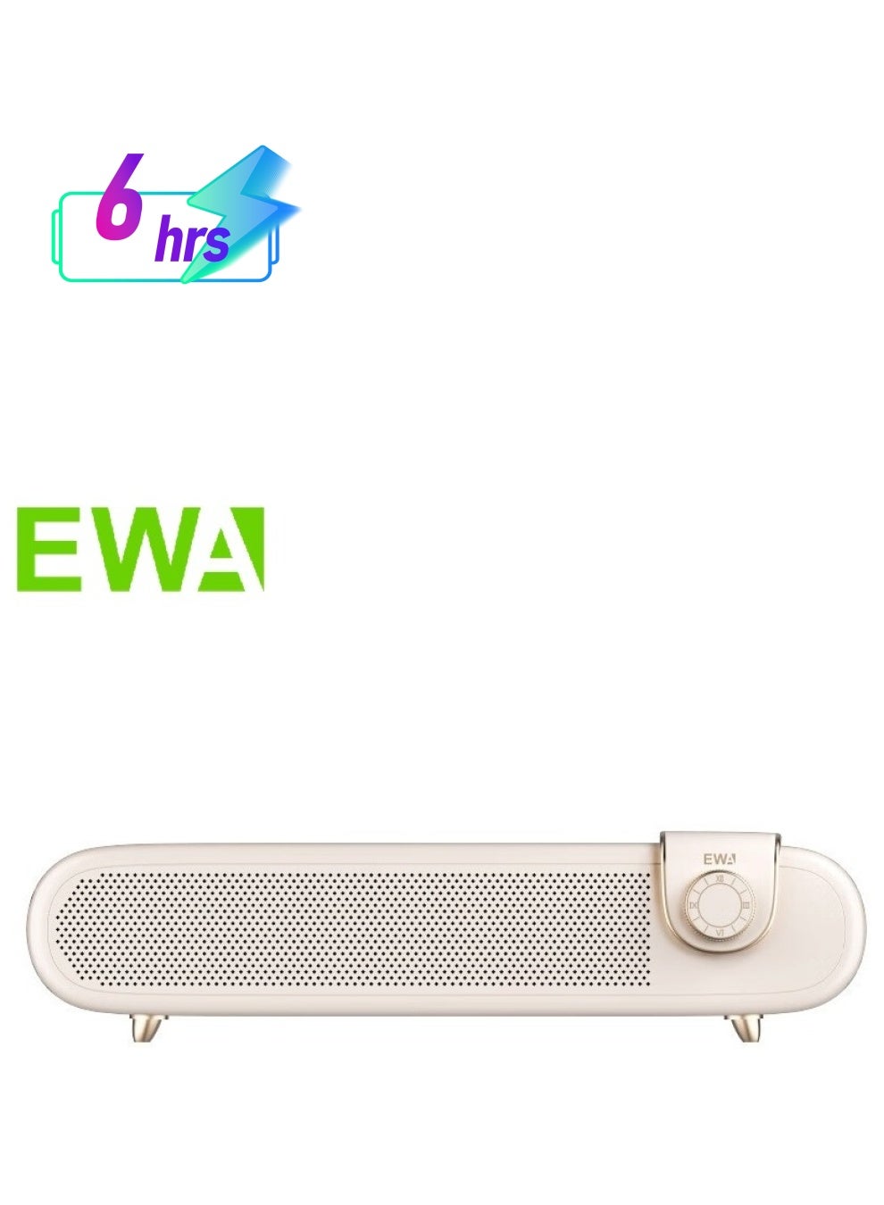 Compare EWA L102 Classic Style Retro Bluetooth Wireless Speaker, Support TFAUX White at KSA Price