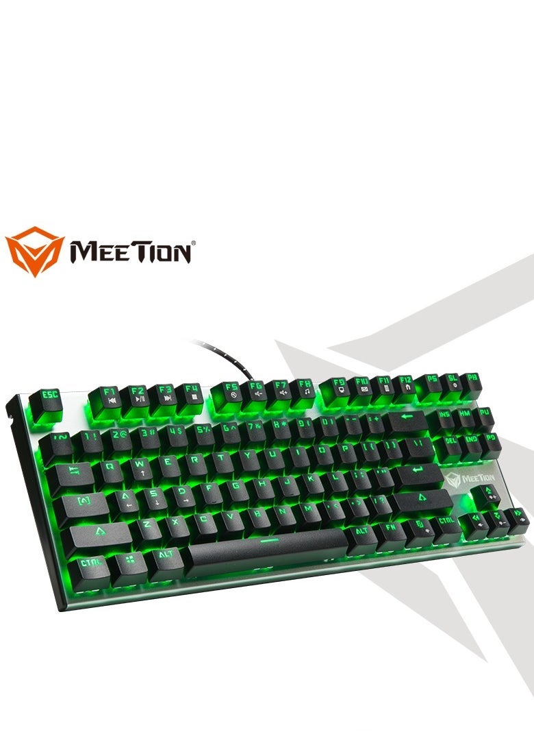 Compare Meetion MK04 Mechanical Gaming Keyboard – RGB Backlit, Blue Switches, AntiGhosting, Multimedia Function Keys | Wired USB Keyboard for PC & Laptop Gaming and Typing – Durable & Clicky at KSA Price
