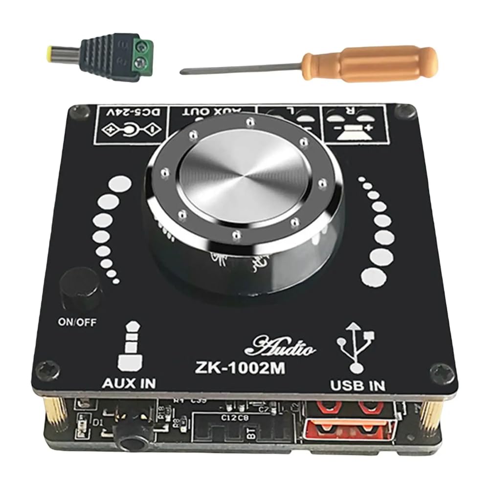 DollaTek 100W+100W Bluetooth 5.0 Power Audio Amplifier…