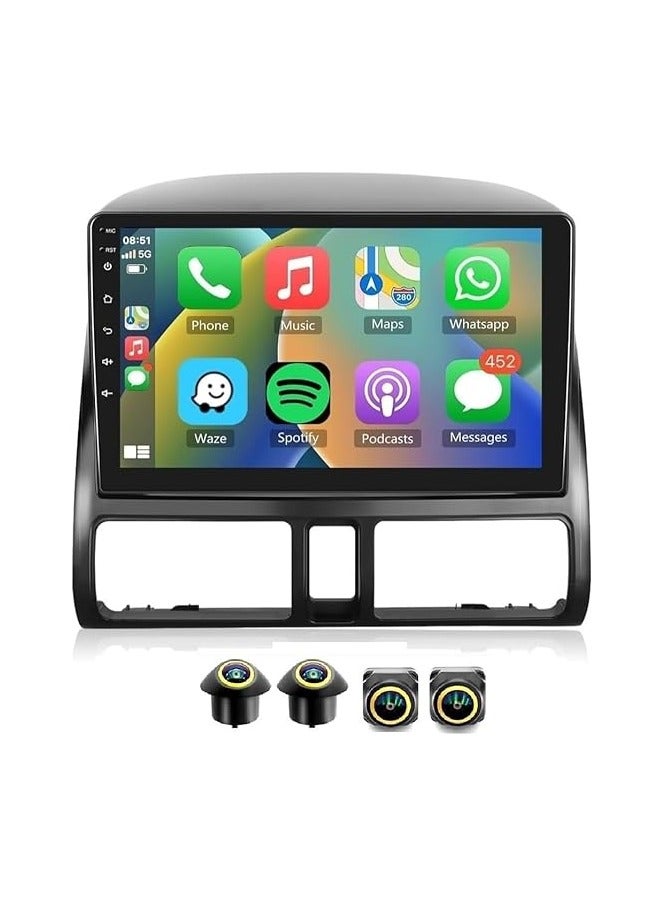 Compare Android Car Stereo for Honda CRV 20022006 4GB RAM 64GB ROM Support Carplay, MLink WiFi BT, Radio GPS, 9 Inch IPS.QLED, interface, Screen with 360D Camera Included at KSA Price