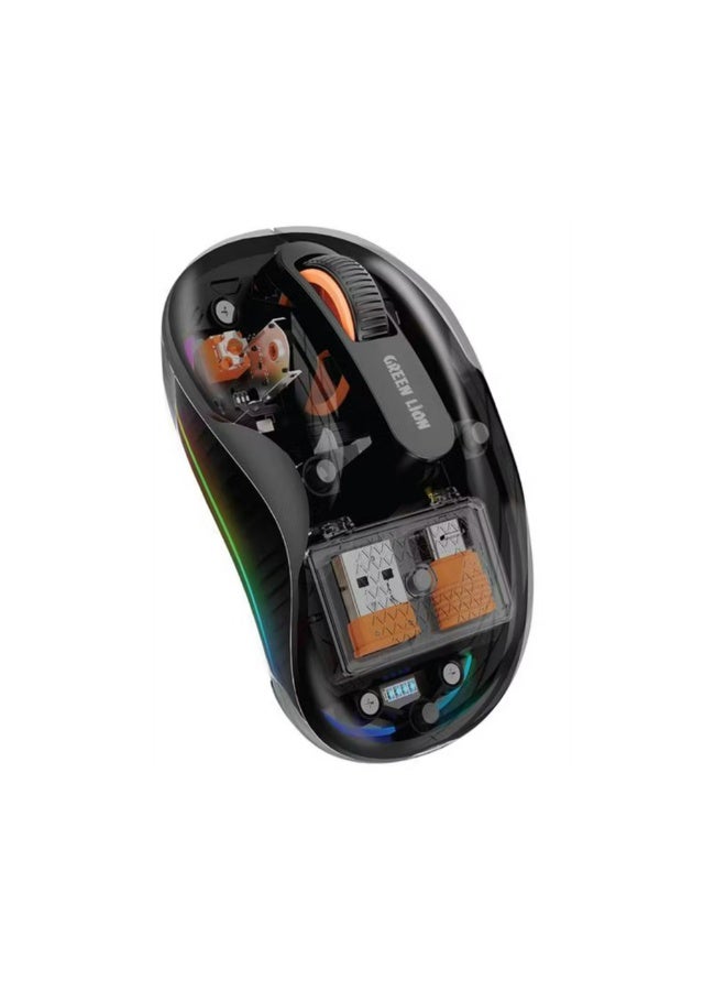 Compare Wireless Turtle Mouse, Connects to Up to 3 Devices Simultaneously, 3 Million Times Clicking Life, Up to 2400DPI Resolution, Rechargeable 400mAh Battery, 10m Distance Range  Black at KSA Price