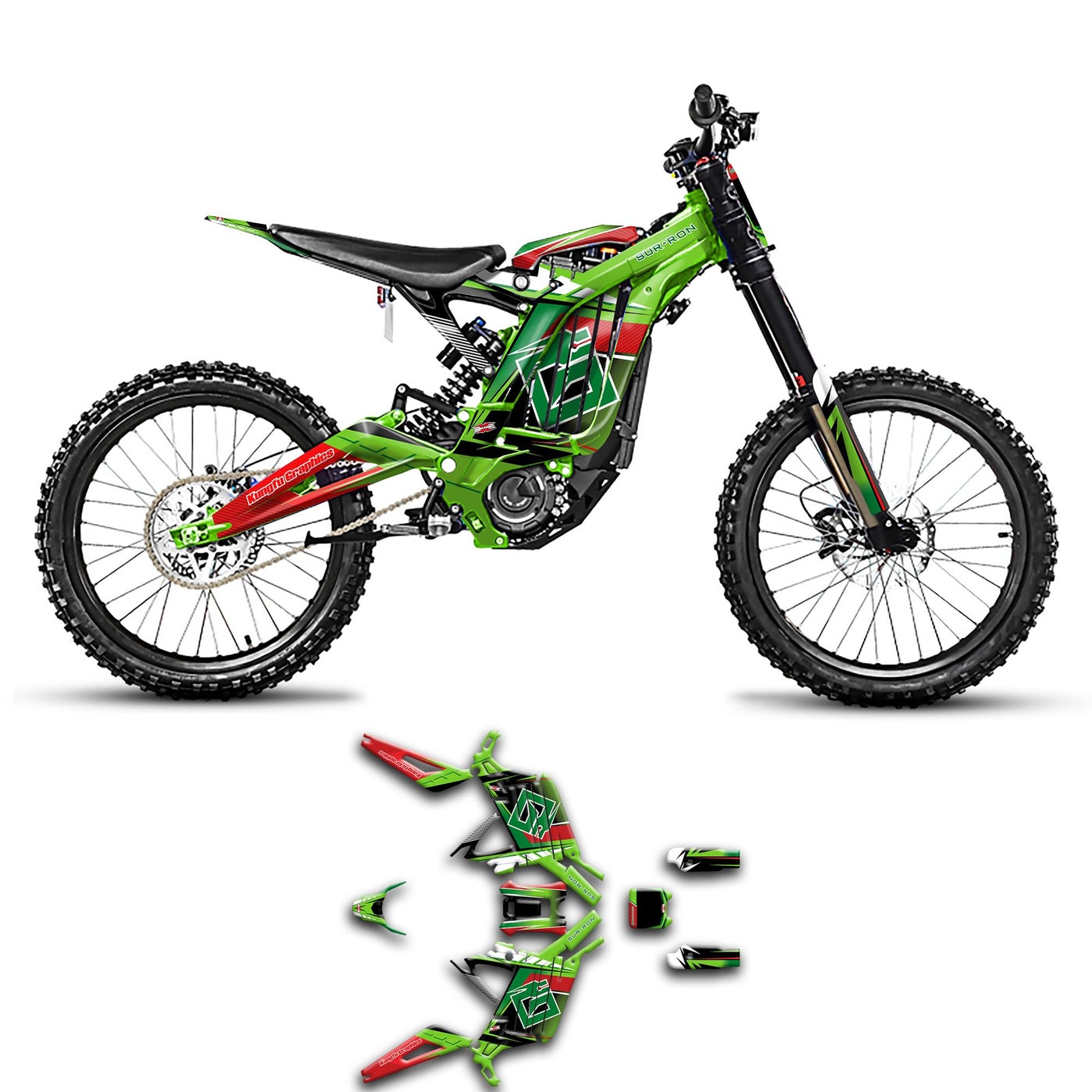 Kungfu Graphics Decal Kit for Surron SurRon…