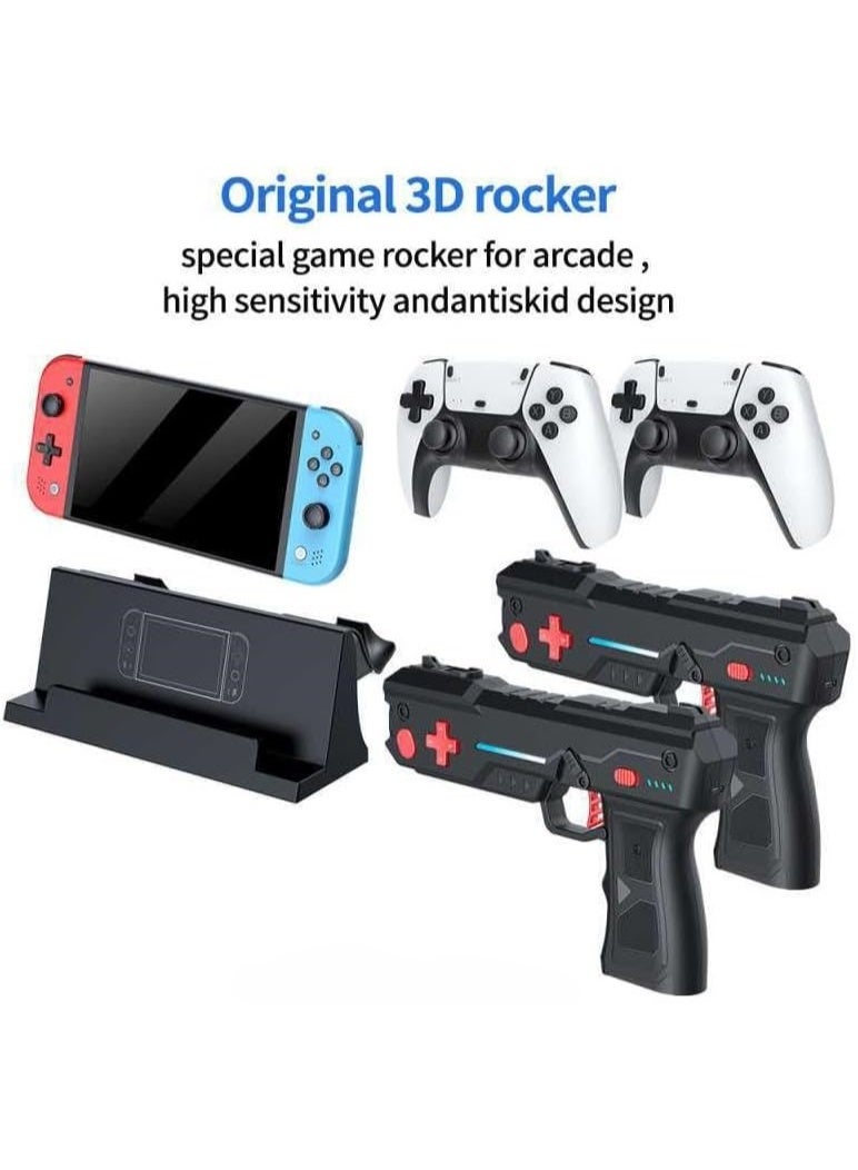 Compare M20 Pro Handheld Retro Game Console 7” Screen, 20,000+ Games, LinuxEmuELEC 4.3, 40+ Emulators, 4K HDMI, Dual Wireless Controllers, Portable Gaming System for Teens & Adults at KSA Price