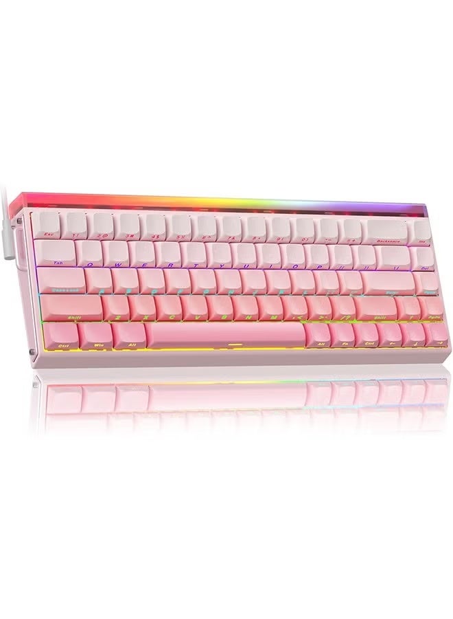 Compare AULA HERO 68 HE 60% Gaming Keyboard Wired, Hall Effect Magnetic Switch Keyboard with Adjustable Actuation, Rapid Trigger Mode, 8K Hz Polling Rate, 0.125ms Latency,Side Printed PBT Keycaps, RGB Backlit at KSA Price