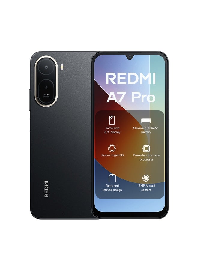 Redmi A7 Pro Dual SIM 4G Black 4GB…