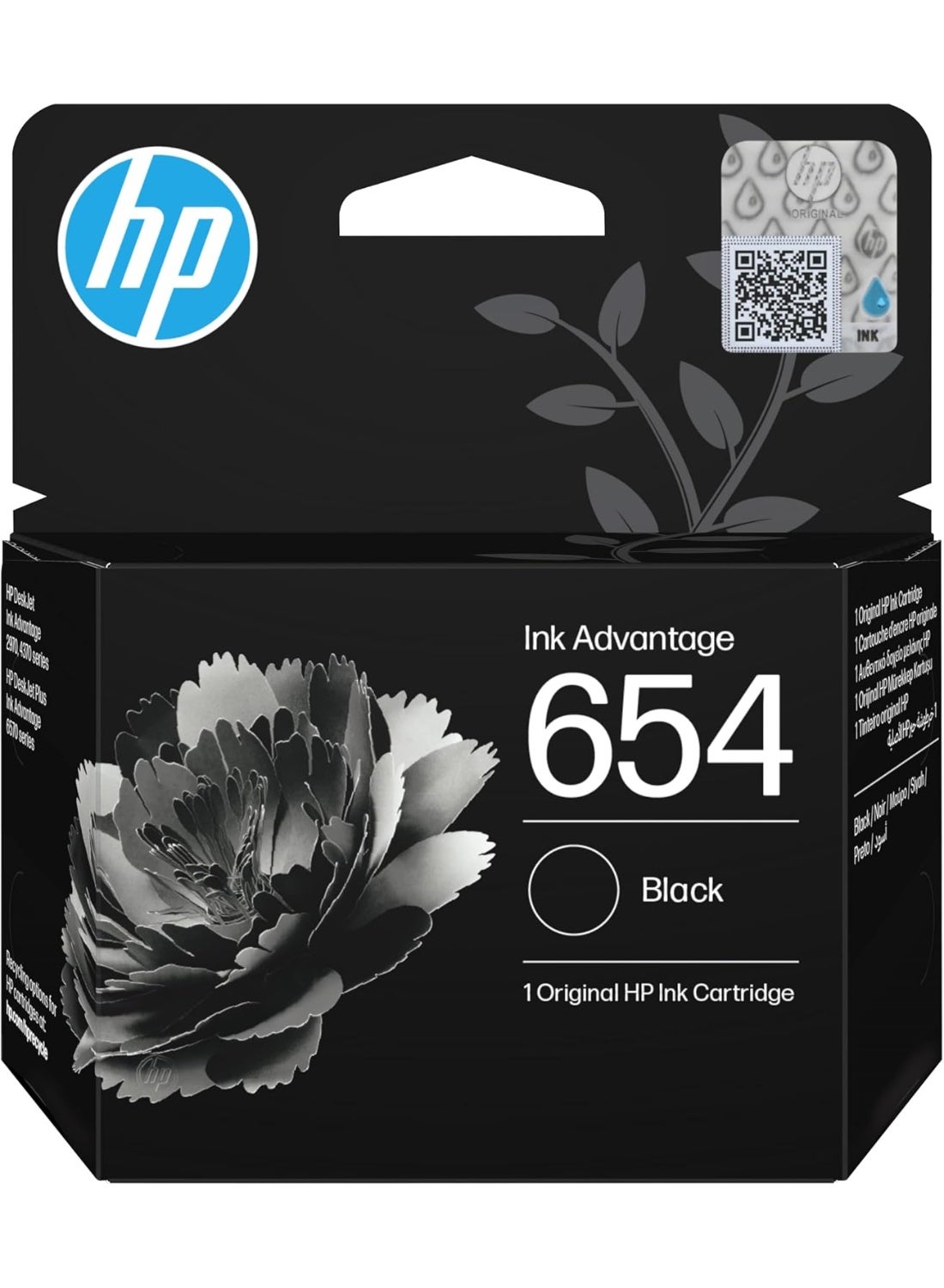 654 Black Original Ink Advantage Cartridge |…