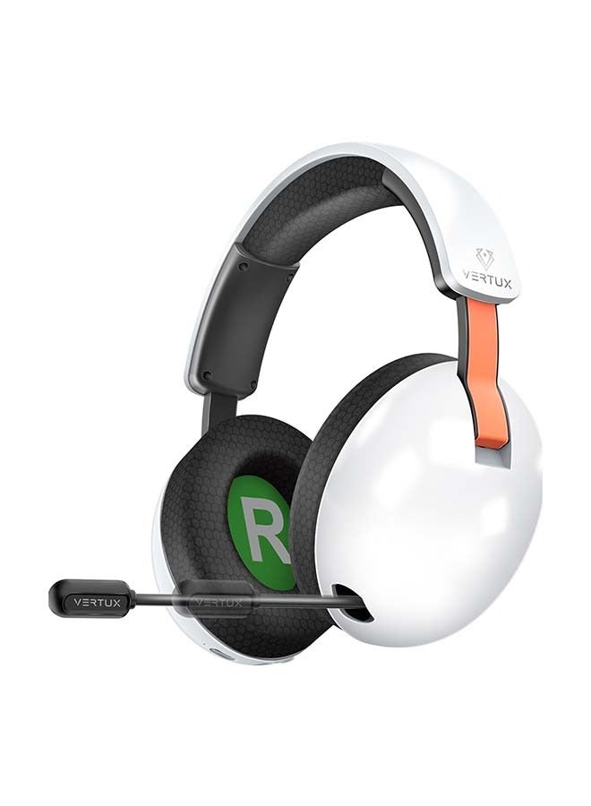 Compare Vertux HighFidelity OverEar Gaming Headset with Triple Mode Connectivity, Retractable OmniDirectional Microphone, UltraLow Latency, and Up To 80 Hours Playback at KSA Price