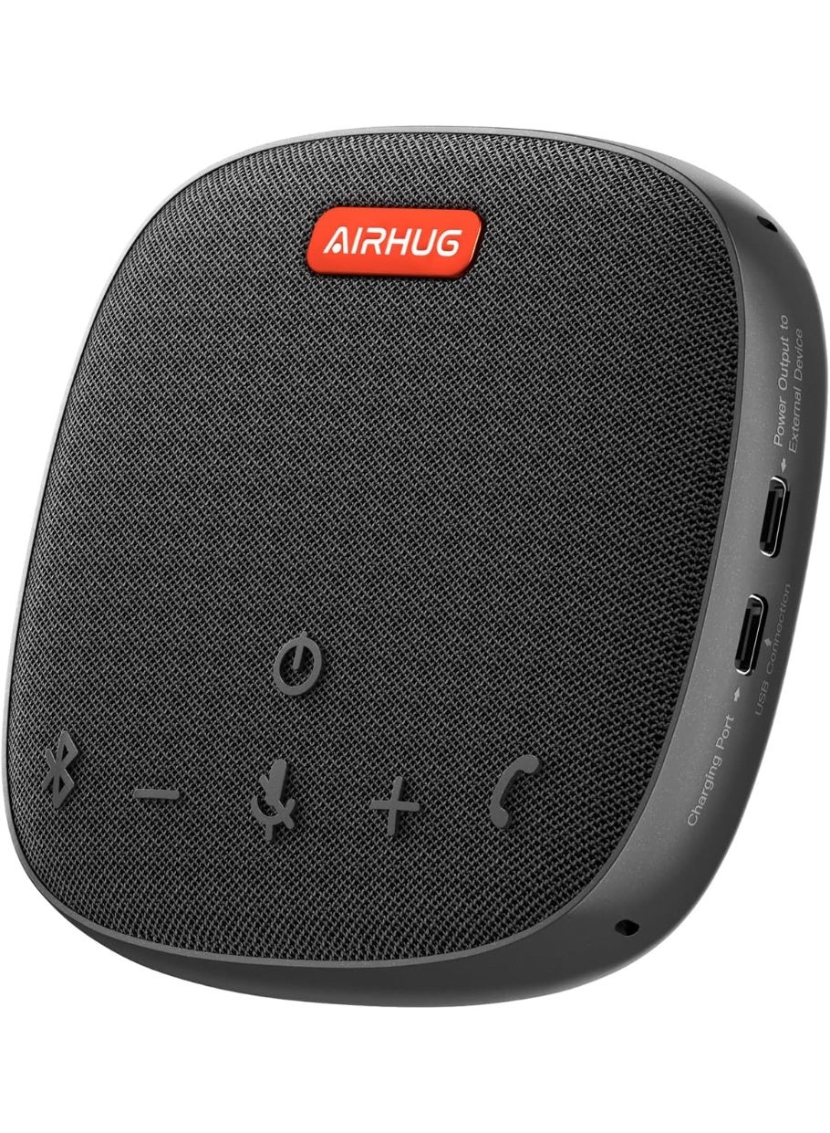 Compare AIRHUG Bluetooth Speakerphone,Conference Speaker with Microphone,360°Voice Pickup,Advanced Noise Reduction,USBC Plug & Play,Compatible with Zoom,MS Team at KSA Price