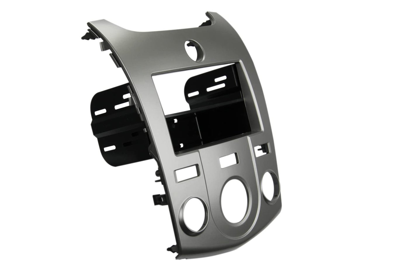 Compare Scosche KA2410SB Compatible with 201013 Kia Forte ISO Double DIN & DIN+Pocket Dash Kit, Silver at KSA Price