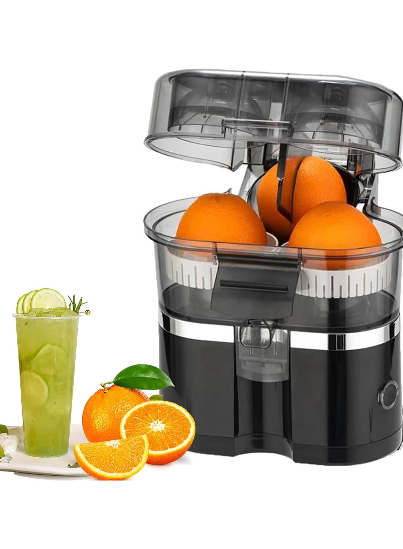 Electric Twin Citrus Juice Maker, with Anti-Drip Valve…