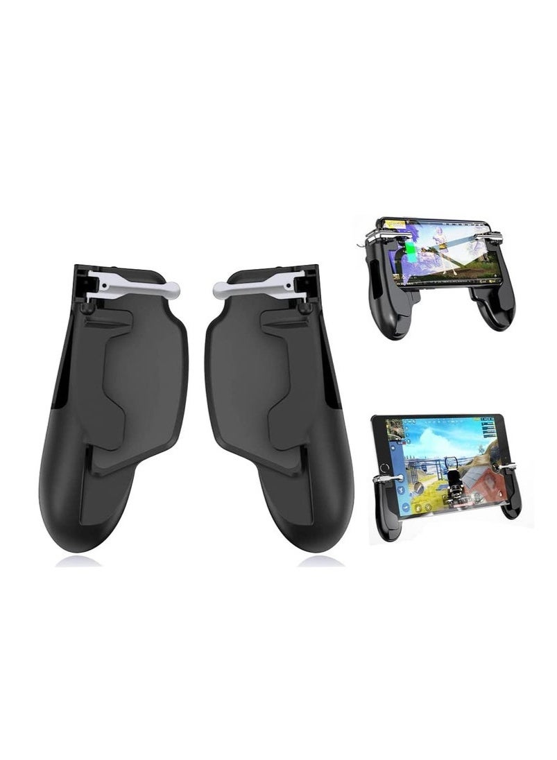 Compare Trigger for Tablet Auto High Frequency Tap Mobile Game Controller for iPad Tablet Smartphones Gamepad with L1R1 Aim Trigger Game Shooter for Knives Out Rules of Survival at KSA Price