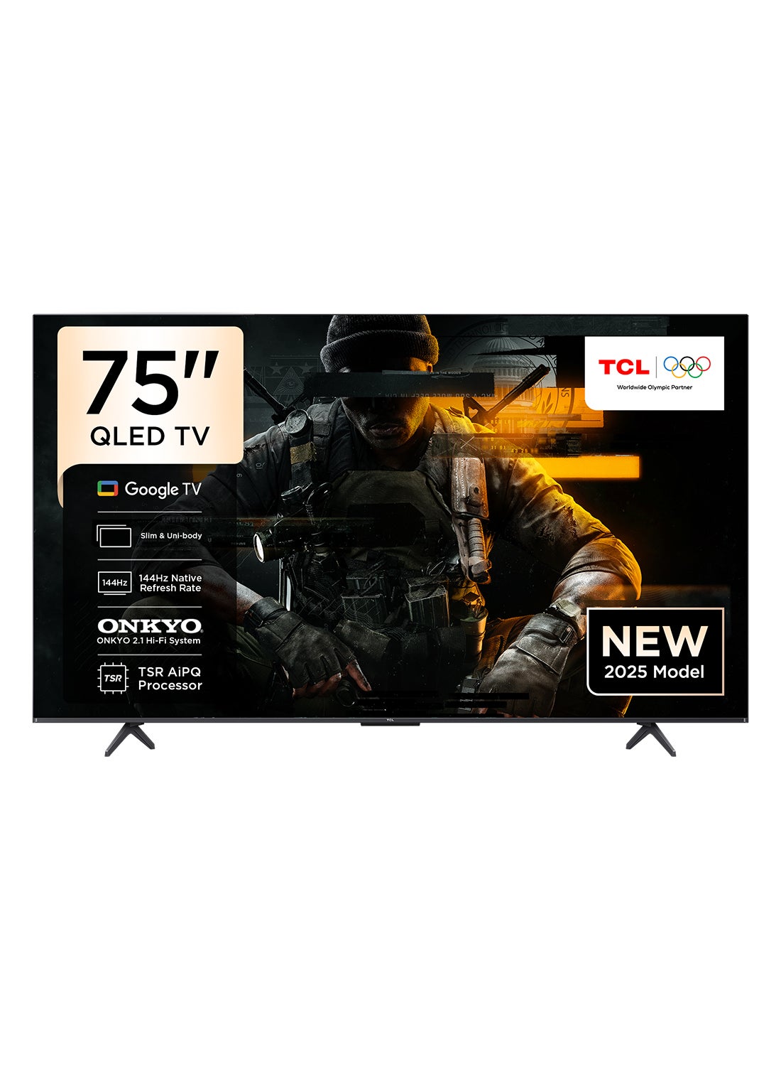 Television 75 Inch Smart TV 4K QLED Colorful…