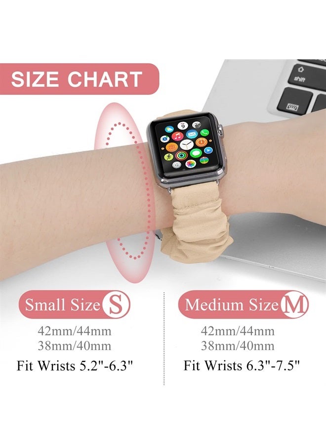 Scrunchie Watch Bands for Women Compatible with…