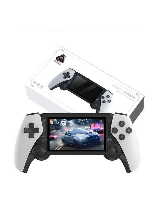 Compare M25 Retro Handheld Game Console, 4.3 Inch IPS Screen, 64GB Storage, 20000+ Preloaded Games, 26 Emulator Support, 3000mAh Battery, QuadCore Processor, 3D Joystick, Dual Controllers, HDMI TV Output, Portable Gaming Device for Kids & Adults at KSA Price