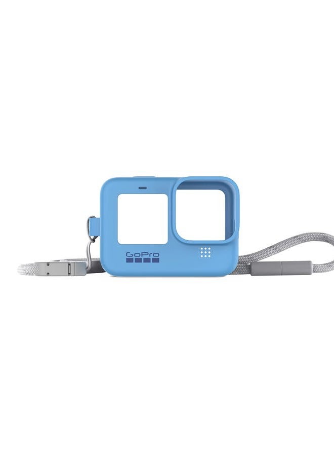 Compare Sleeve + Lanyard HERO9, HERO10, HERO11 Blue  Official GoPro Accessory at KSA Price