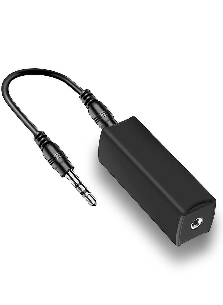 Compare Ground Loop Noise Isolator for Car AudioHome Audio System with 3.5mm Cable, Current Sound Filter Antiinterference Filter, Eliminates Hum at KSA Price