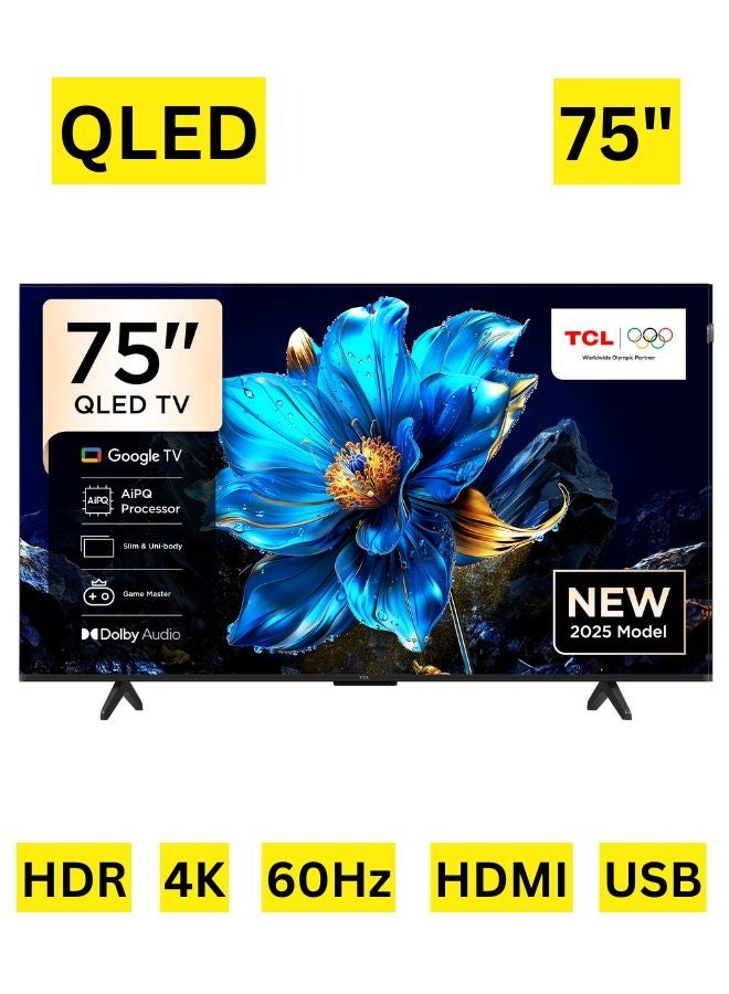 75 Inch P7K QLED TV | 4K Google TV…