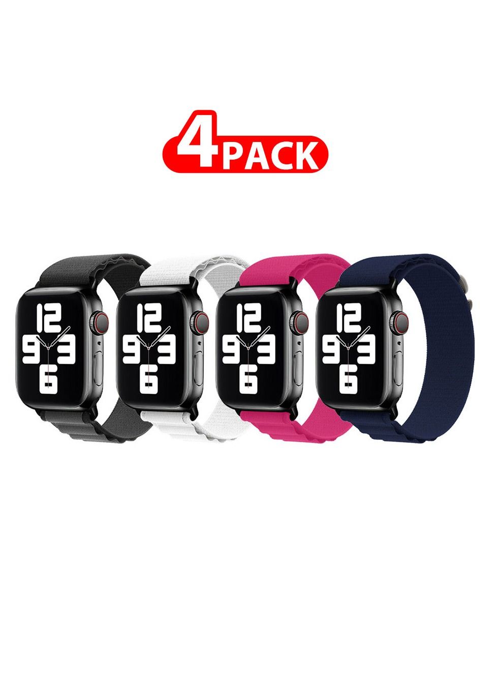 4 Pack Of Apple Watch Alpine Loop Band 38mm…