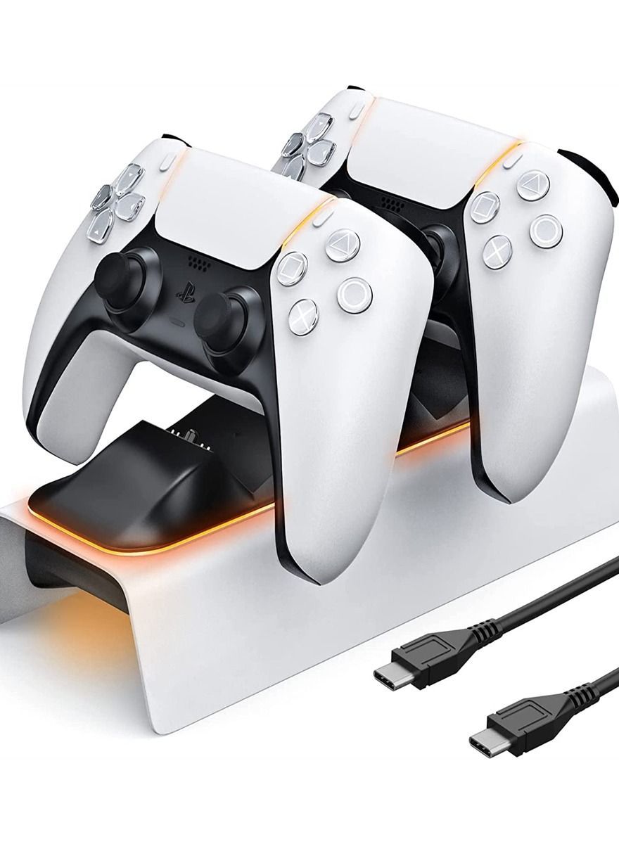 Arabest PS5 Controller Charger, Charging Station…