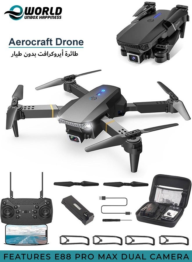 Foldable Quadcopter E88 Pro Max Drone with…