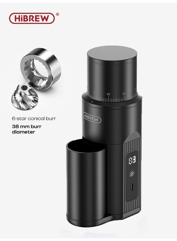 Hibrew Mini Portable Electric Coffee Grinder, Type-C…
