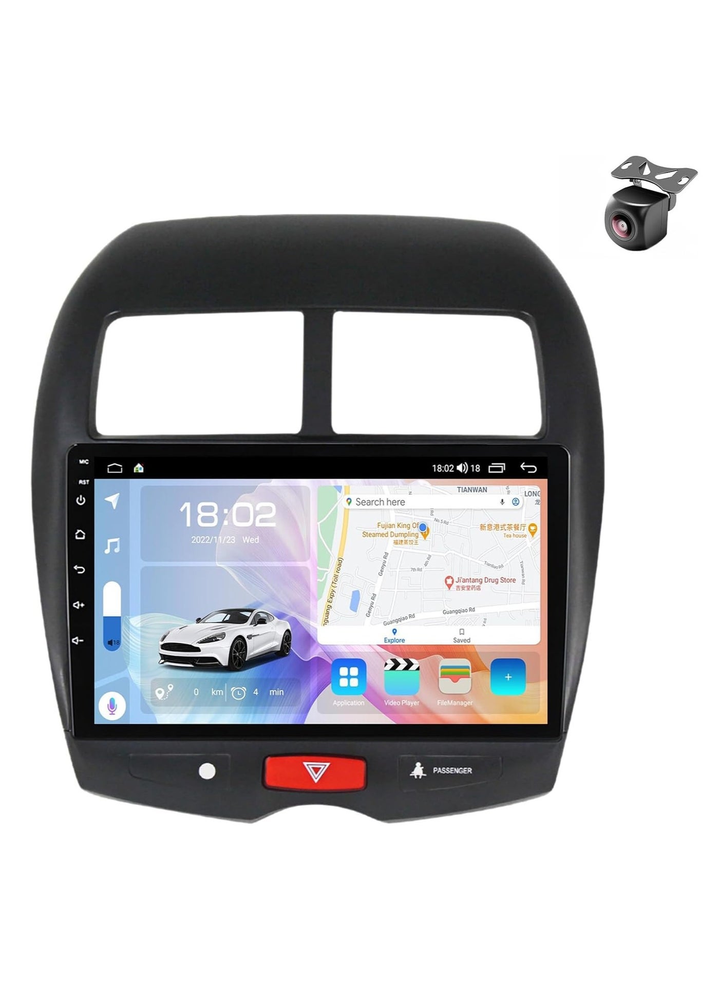 Compare Android Screen For Mitsubishi ASX 2008 to 2018 2GB RAM 32GB Memory Support Apple Carplay Android Auto Full HD Touch Screen 10 Inch built In Bluetooth USB Radio WiFi Play Store Backup Camera included at KSA Price