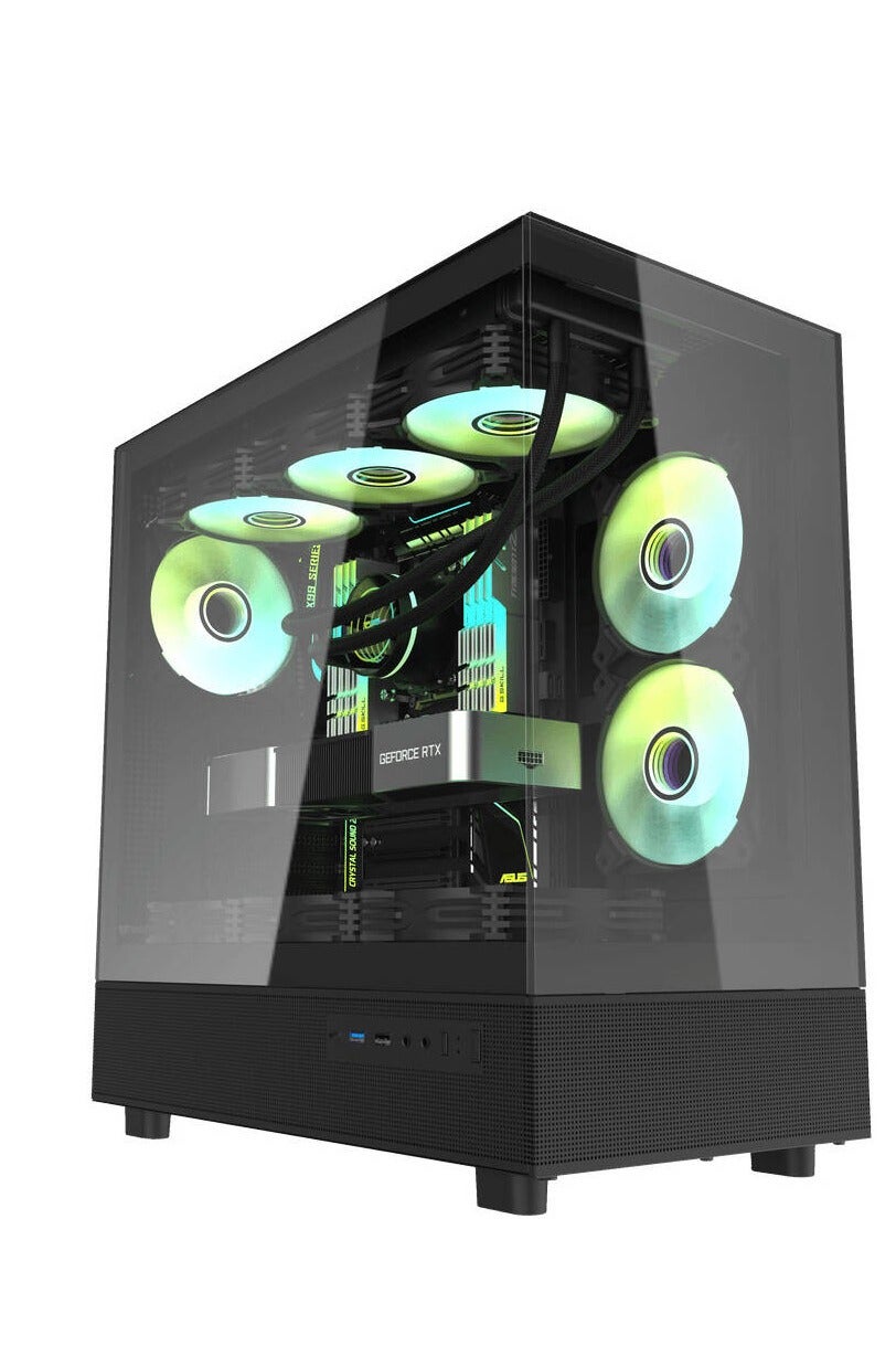 Compare Cyber Gaming PC, Intel Core i712700F ,RTX 5070 , 16GB RAM, 1TB SSD , Window 11 Pro, RGB Black Case at KSA Price
