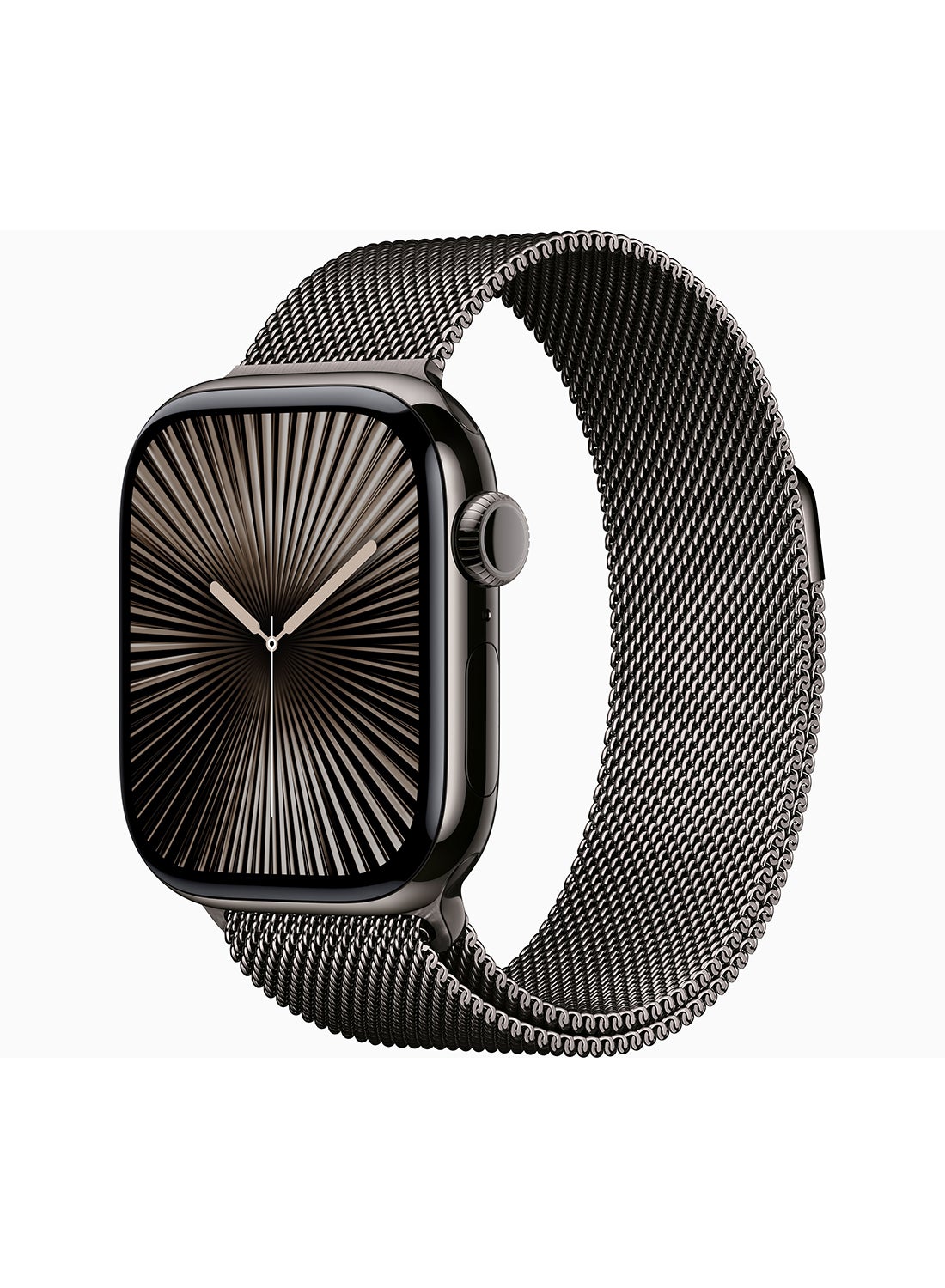 Compare Watch Series 10 GPS + Cellular 42mm Slate Titanium Case With Slate Milanese Loop at KSA Price