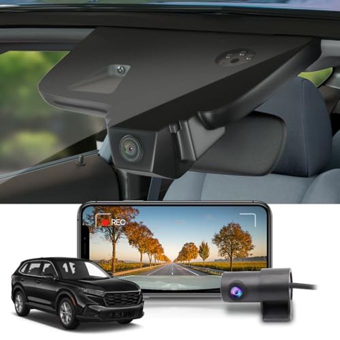 Front 4K+Rear 1080P Dash Cam Adapts For Honda…