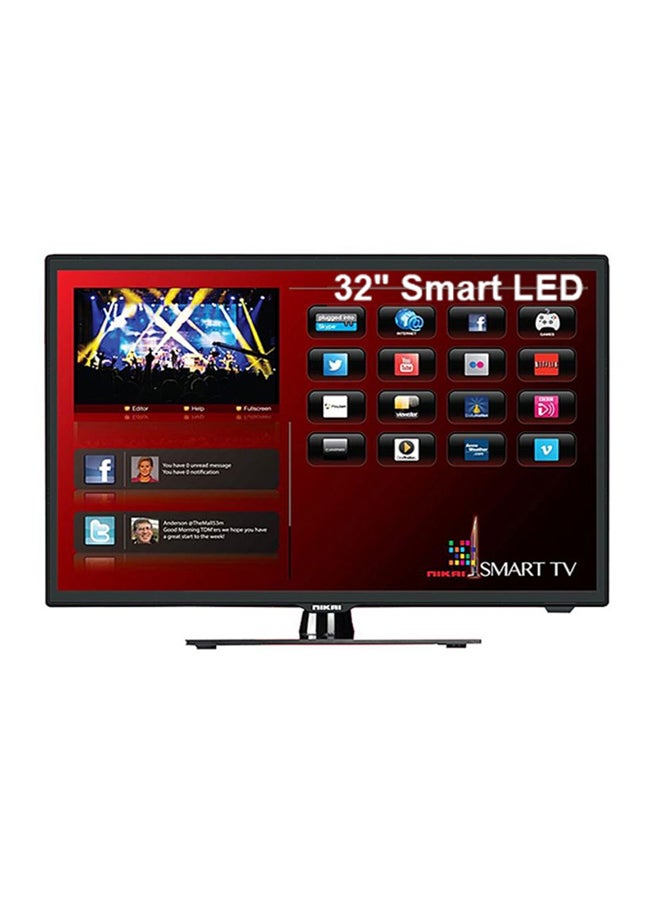 Compare 32Inch Smart LED Television NTV3200SLEDT Black at KSA Price