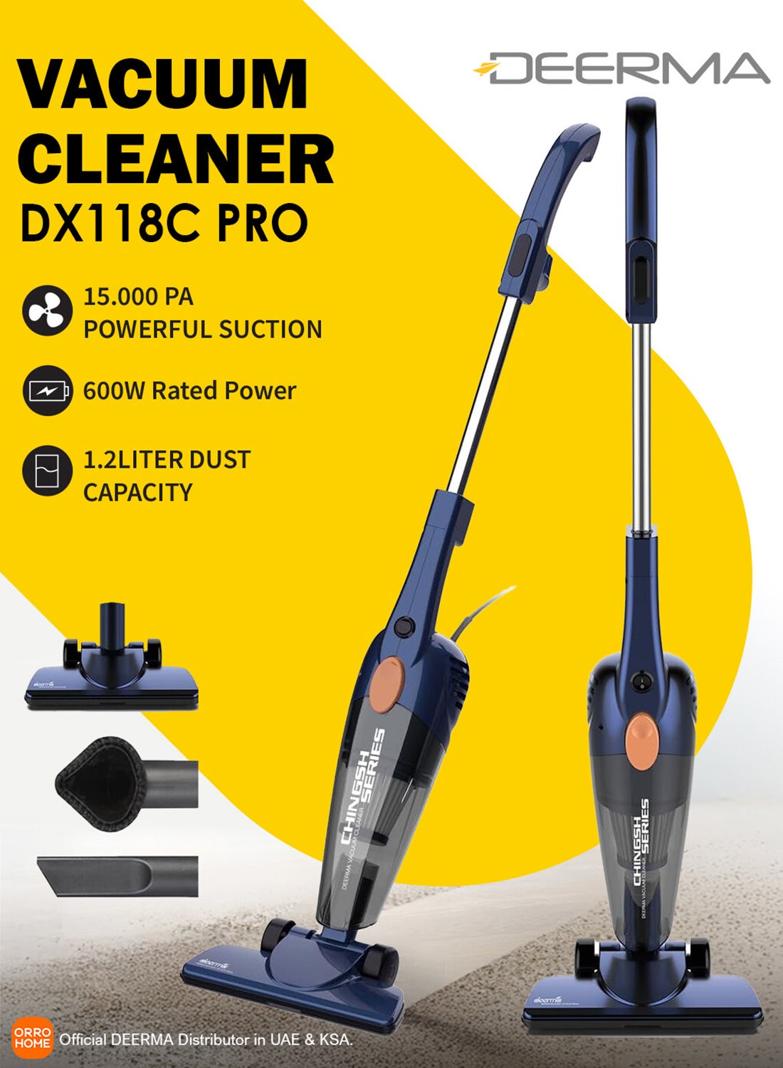 Pro 2-in-1 Handheld Vacuum Cleaner 15kPa Strong…