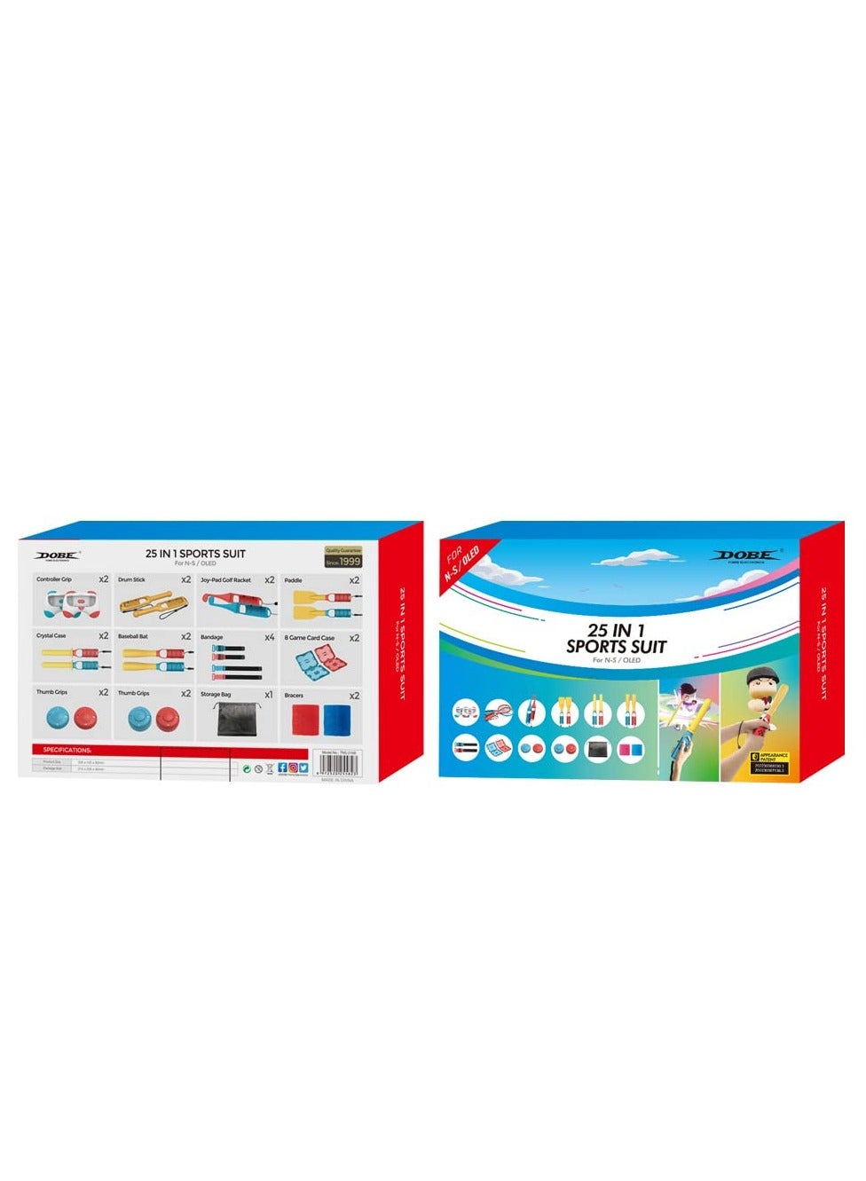 25 in 1 Switch Sports Gaming Suit For…