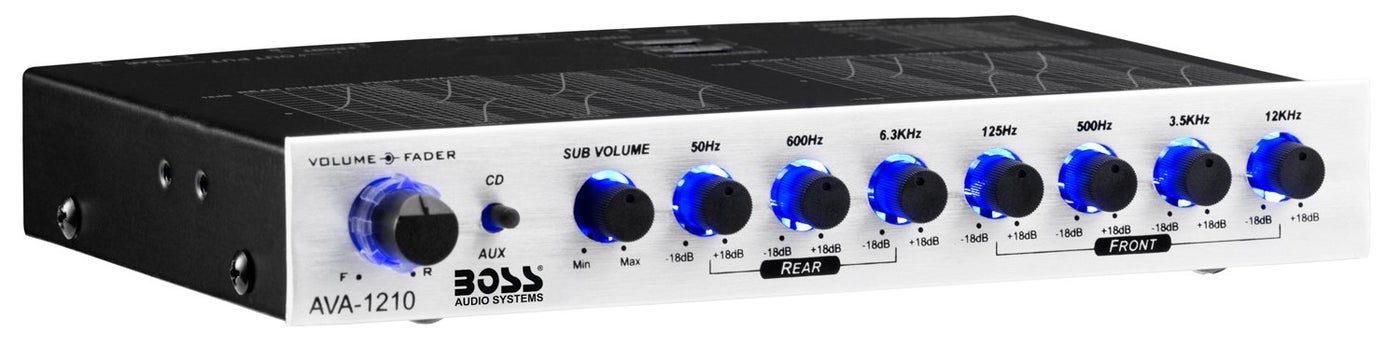 BOSS Audio Systems AVA1210 7 Band Pre-Amp Car…