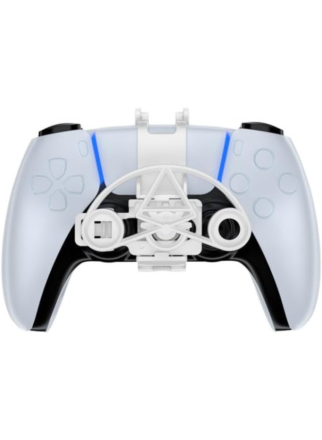 Compare Game Controller Mini Steering Wheel for PS5 Gamepad, 3DPrinted Racing Wheel AddOn for P5 Driving Simulator, ABS Lightweight ClipOn Handle Accessory with Metal Bearings, Headphone & Charging Port Access, Auxiliary Controller forxx at KSA Price
