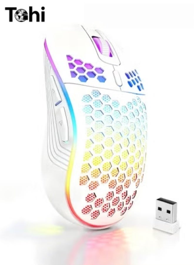 Wireless Gaming Mouse,Bluetooth Gaming Mouse,Rechargeable…