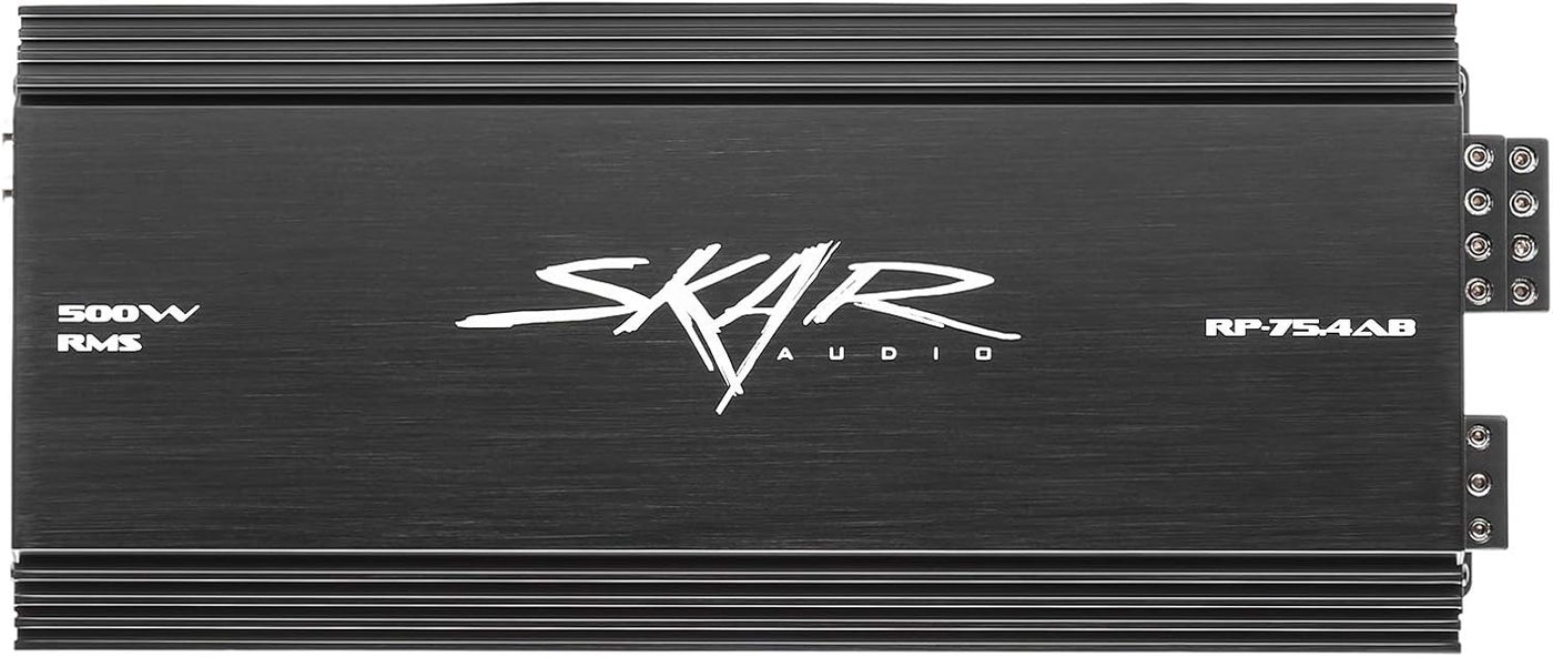 Compare Skar Audio RP75.4AB 500 Watt FullRange Class AB 4 Channel Car Amplifier at KSA Price