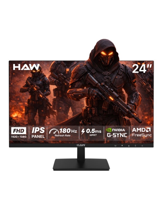HAW F24IPY 24-Inch Gaming Monitor, FHD 1920×1080 IPS…