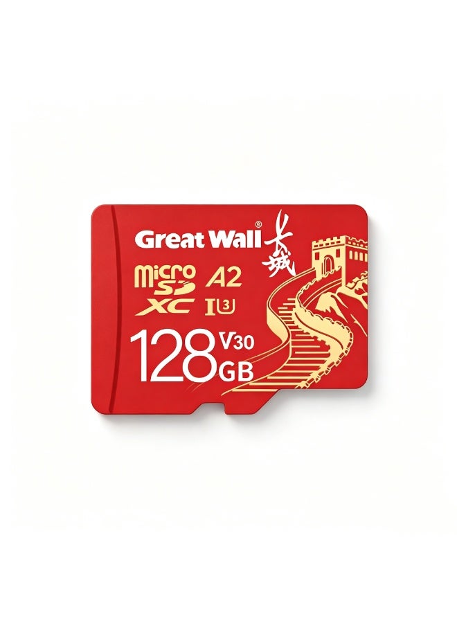Compare Great Wall 128GB Micro SDXC TF Memory Card, A2 U3 V30, Read Speed Up to 100MBs, 4K Video Recording, Shock‑Resistant for Dash Cam, Security Camera, Smartphone, Drone at KSA Price