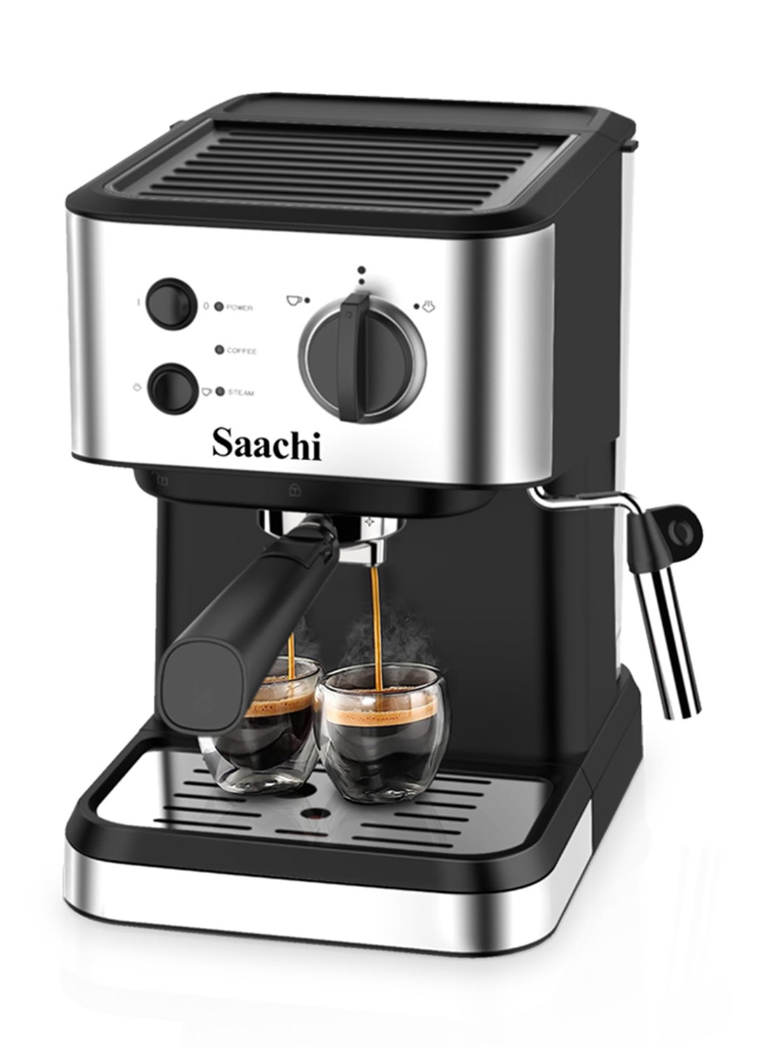 Compare Coffee Maker With 20 Bar High Pressure Pump 1 kg 1050 W NLCOF7068BK Black at KSA Price