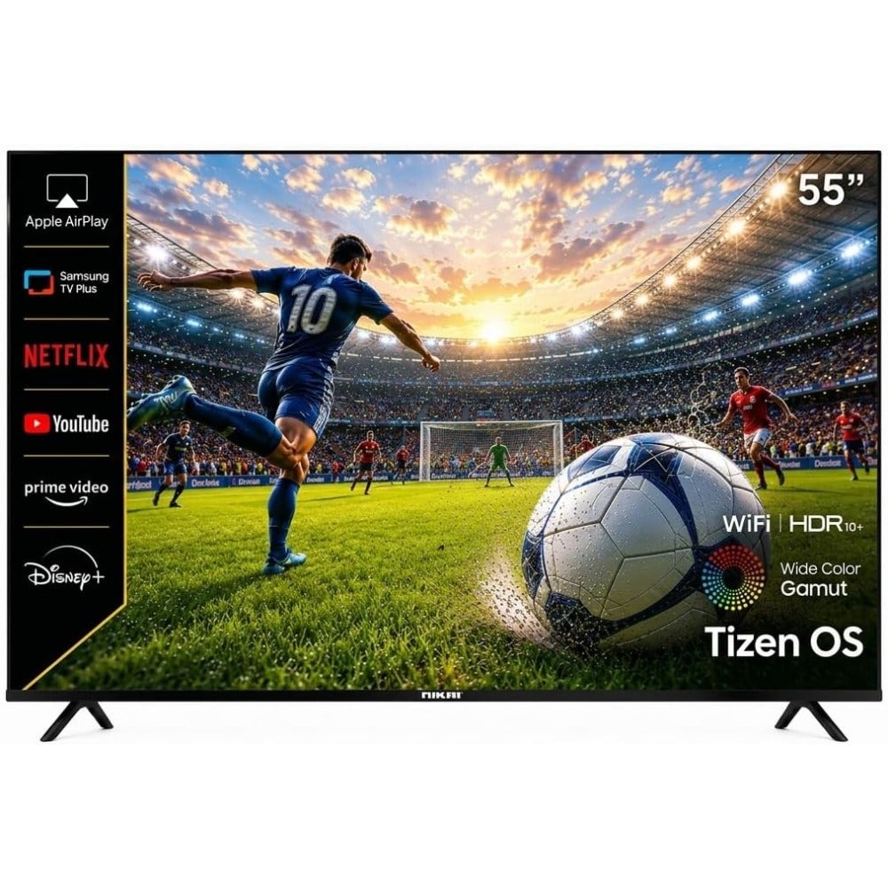 Compare 55 Inch 4K UHD Smart TV with Tizen OS HDR10 Builtin WiFi Voice Control Bluetooth 2.1 + EDR 3840x2160 Resolution 3 HDMI Ports 2 USB Ports 55QTZN4KSLED at KSA Price