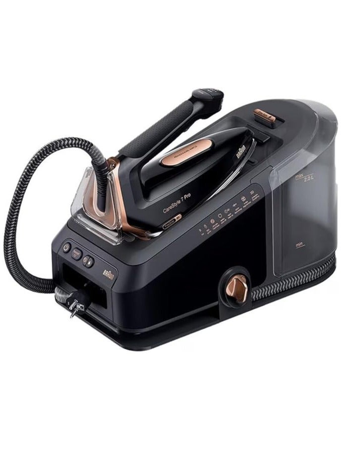 Compare CareStyle 7 Pro Steam Generator Iron with FreeGlide 3D Technology, Smart iCareMode, Ironing, Anti Drip, Detachable 2L Water Tank, AutoOff 2 L 2700 W IS7286 Black at KSA Price