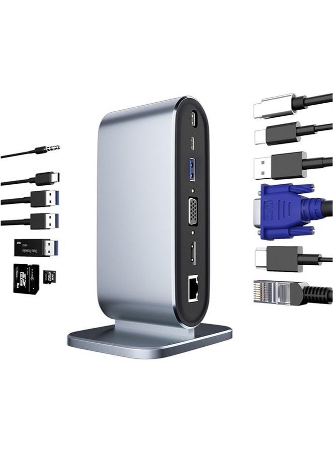 12-in-1 USB C Docking Station - USB C…