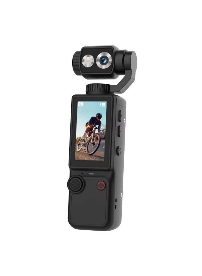 Ultra HD 4K Pocket Vlogging Camera with 180° Rotating…